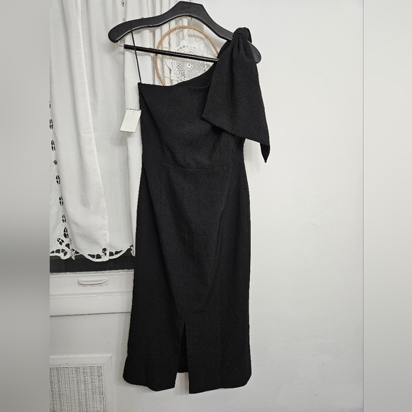 Dress The Population Tiffany Dress One Shoulder Wedding Event Special Occasion - Picture 7 of 11